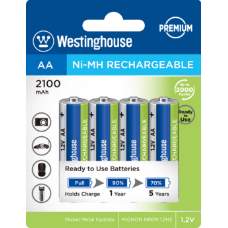 WESTINGHOUSE AA PREMIUM NiMH 2100mAh, bl.4ks akumulátor